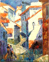 Painting by Diana Golledge Finca del Niño, Spain