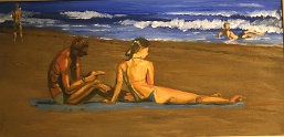 Painting by Sally Finca del Niño, Spain