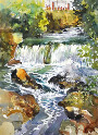 Painting by Barry Herniman Finca del Niño, Spain